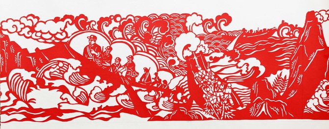 《长征史诗》一角 《长征史诗》一角
